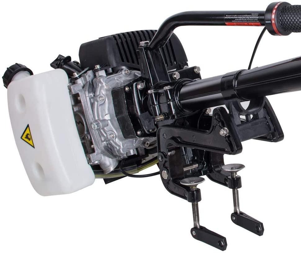 Funchic 3.6 HP 4-Stroke Outboard Motor, 55CC Air-Cooled Engine for Inflatable & Fishing Boats