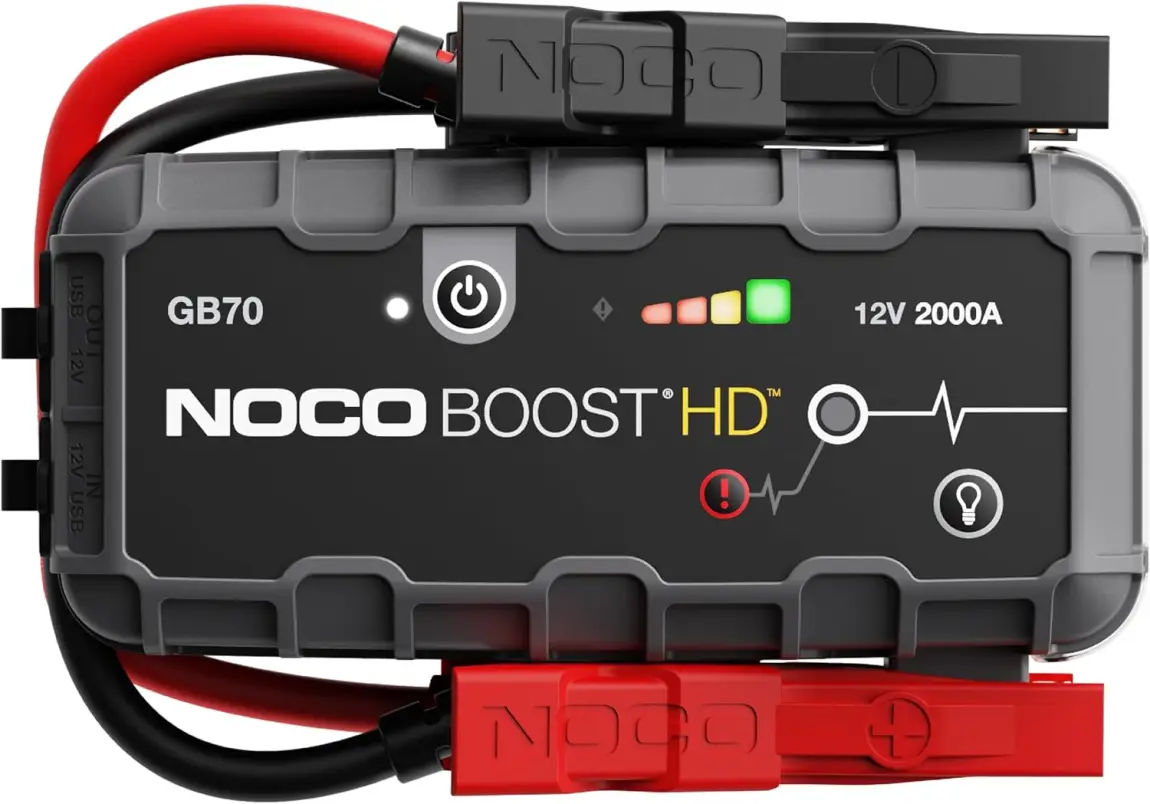 NOCO Boost XL GB50 1500 Amp 12-Volt UltraSafe Lithium Jump Starter Box, Car Battery Booster Pack, Portable Power Bank Charger, and Jumper Cables for up to 7-Liter Gasoline and 4-Liter Diesel Engines