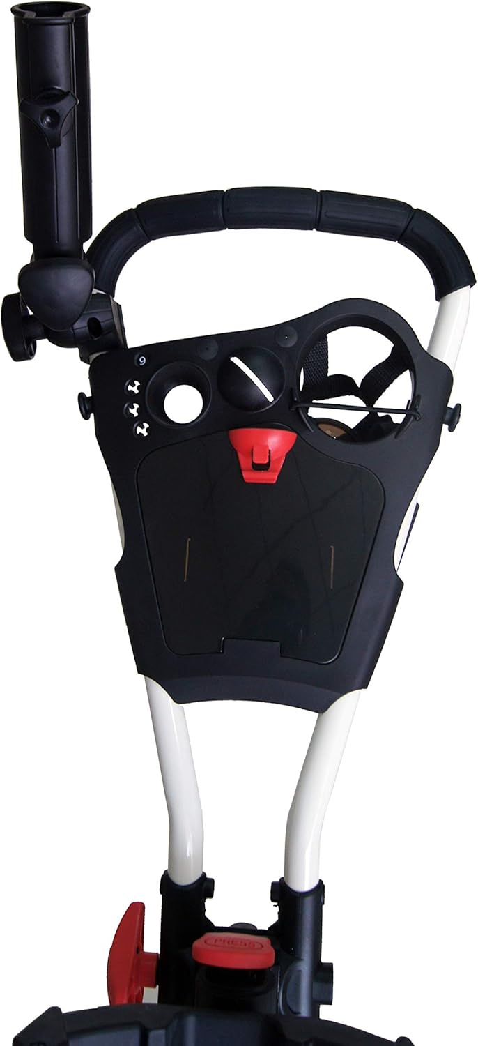 360 Swivel 3 Wheel Push Pull Golf Cart with 360 Rotating Front Wheel, One Second to Open and Close Folding Cart, Collapsible Cart