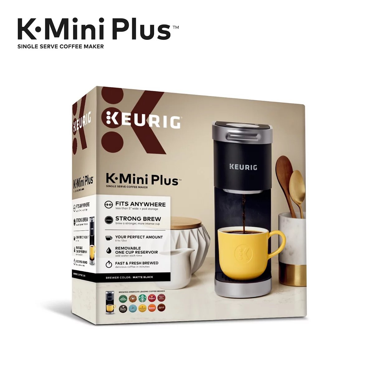K-Mini Plus Single-Serve K-Cup Pod Coffee Maker