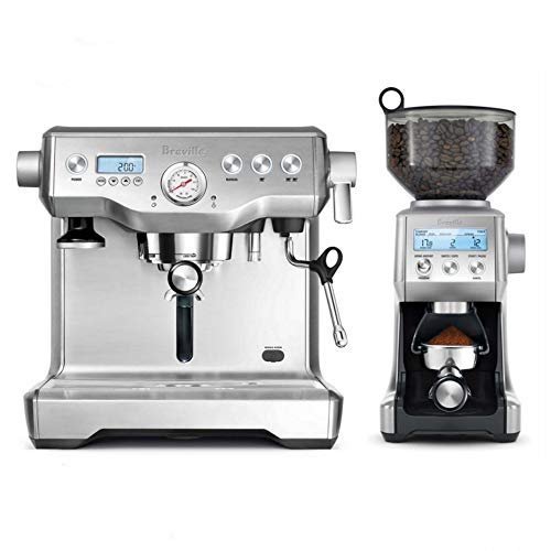 Breville Dynamic Duo Dual Boiler Espresso Machine and Smart Grinder Pro Package, Stainless Steel �C BEP920BSS