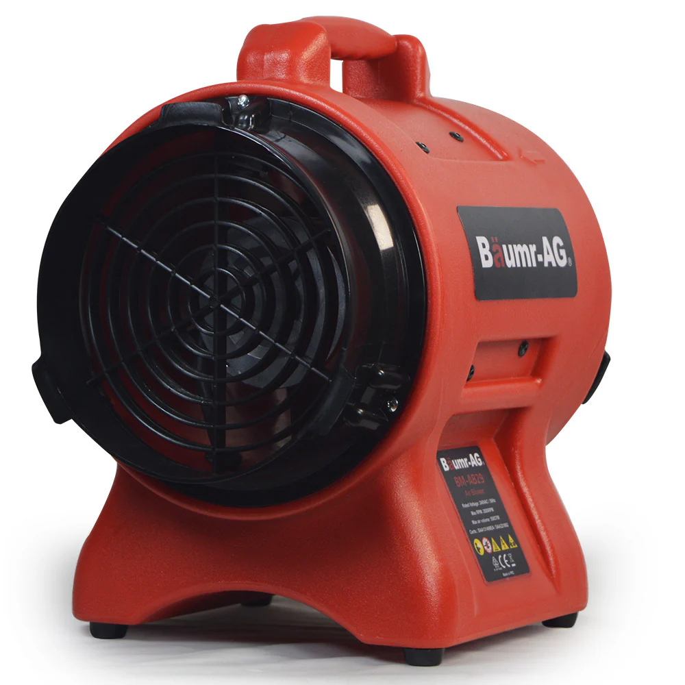 Baumr-AG 200mm 8 inch Portable Air Blower Mover Axial Ventilation Extraction Fan