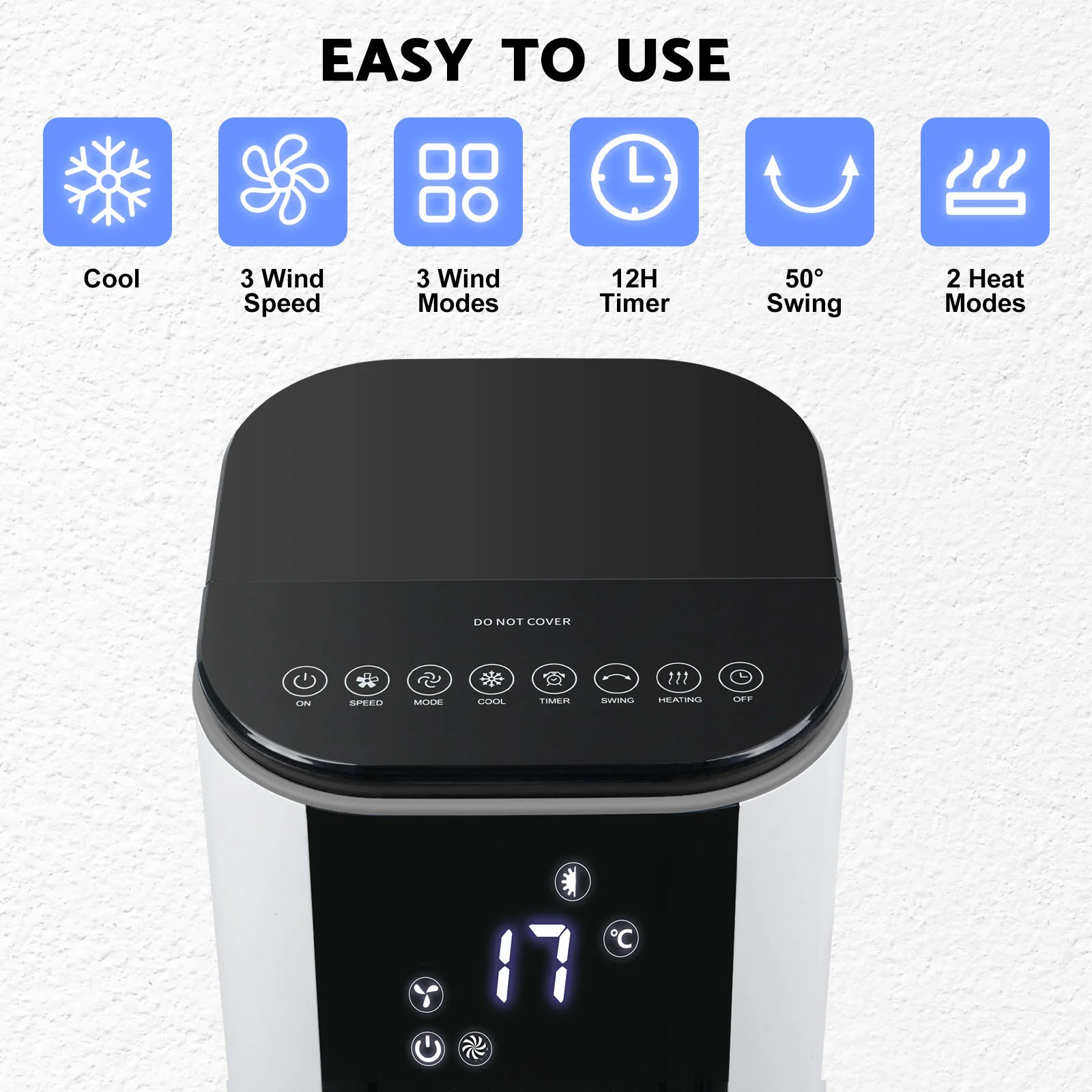 Cooler & Heater 3.5L Air Conditioner Fan