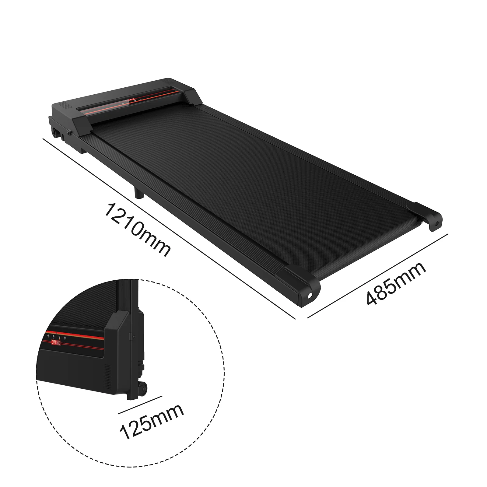 Walking Pad Under Desk Treadmill Low Noise