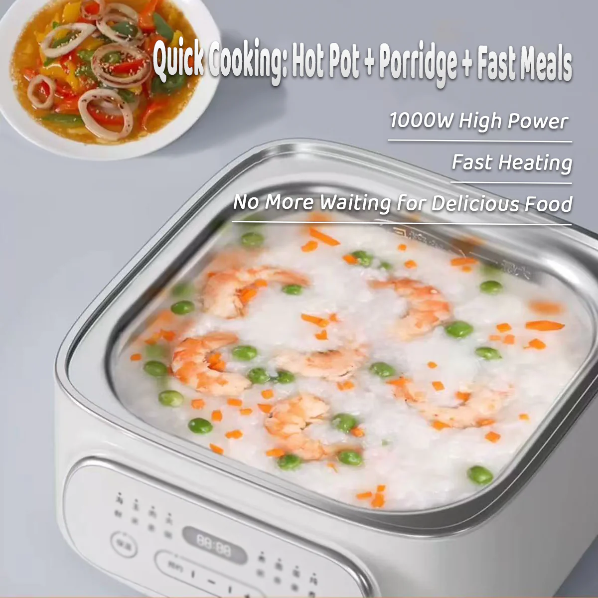 Hoper Layer Multifunctional Three-layer Stainless Steel Steamer AU Modeal