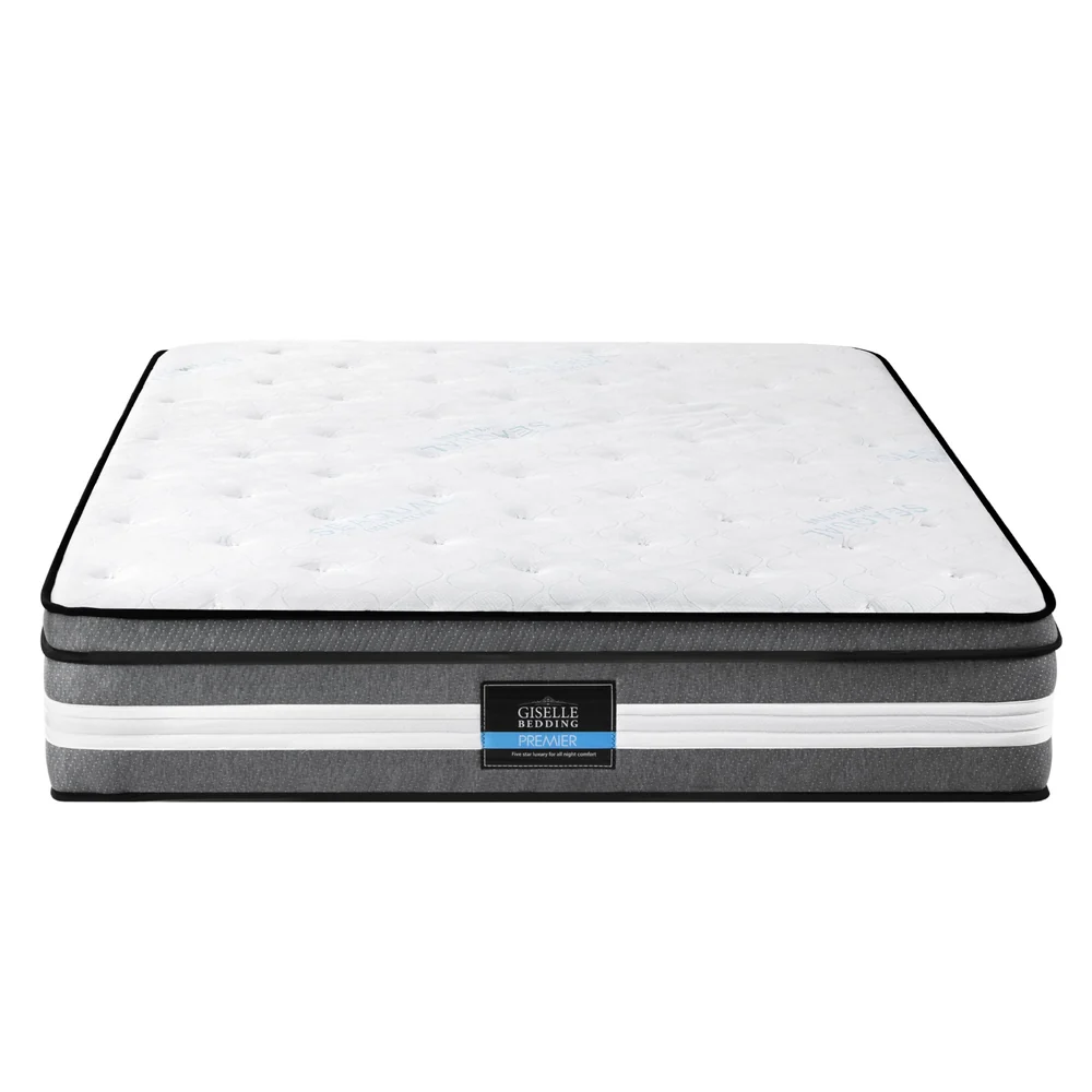 Giselle Bedding 30cm Mattress Gel Foam Pocket Spring King