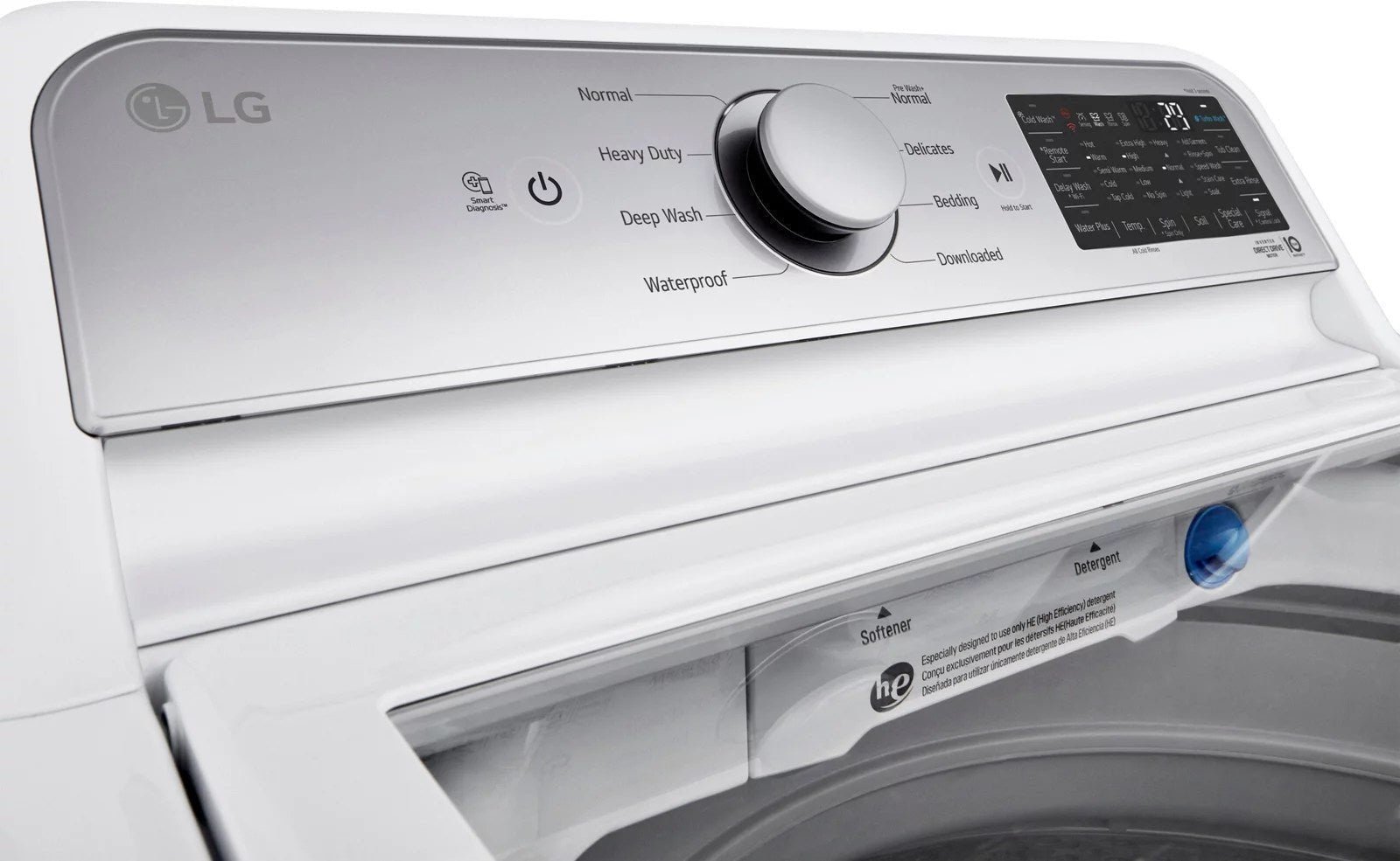 LG �C 5.5 Cu. Ft. Smart Top Load Washer with TurboWash3D �C White
