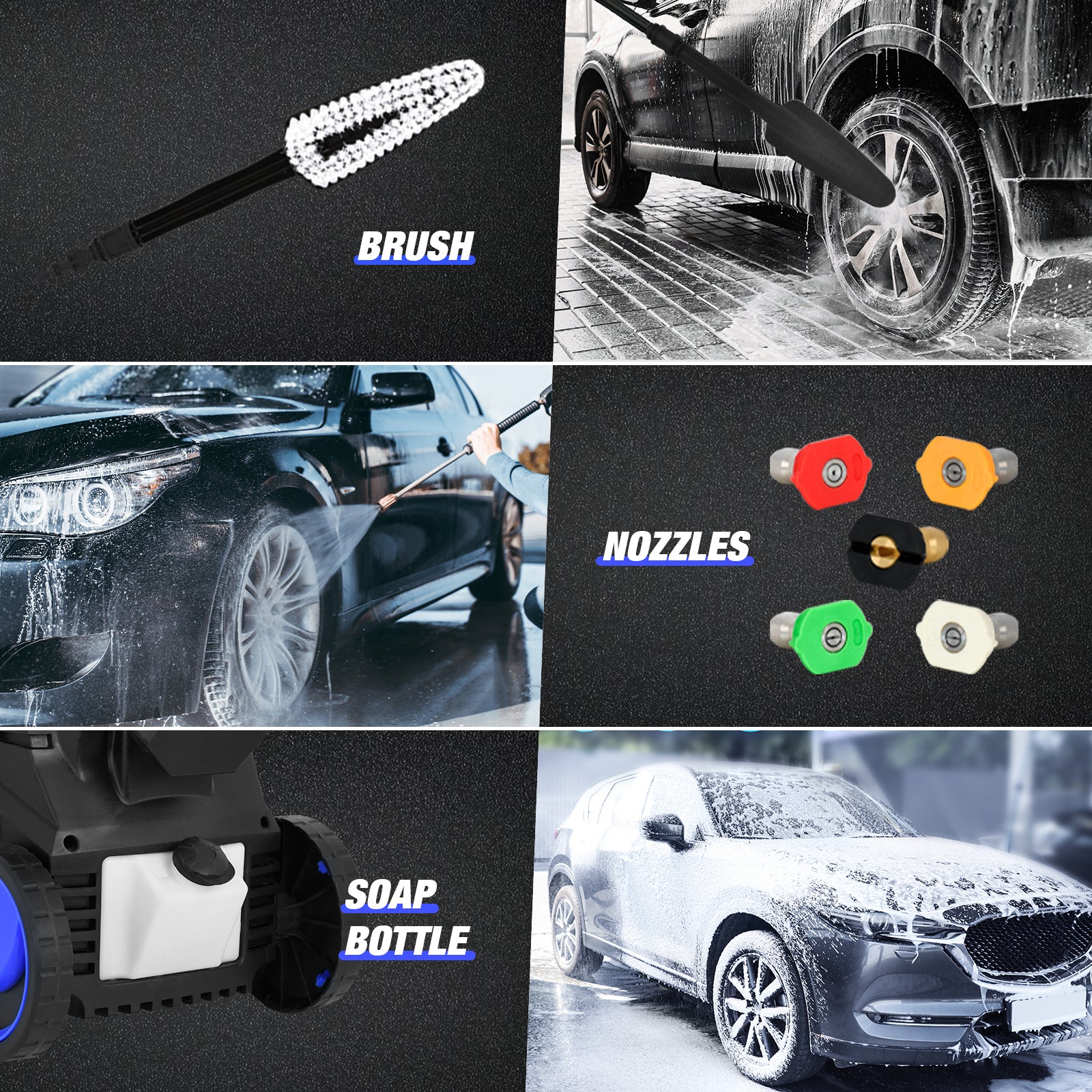 Pressure Washer & Surface Cleaner Set