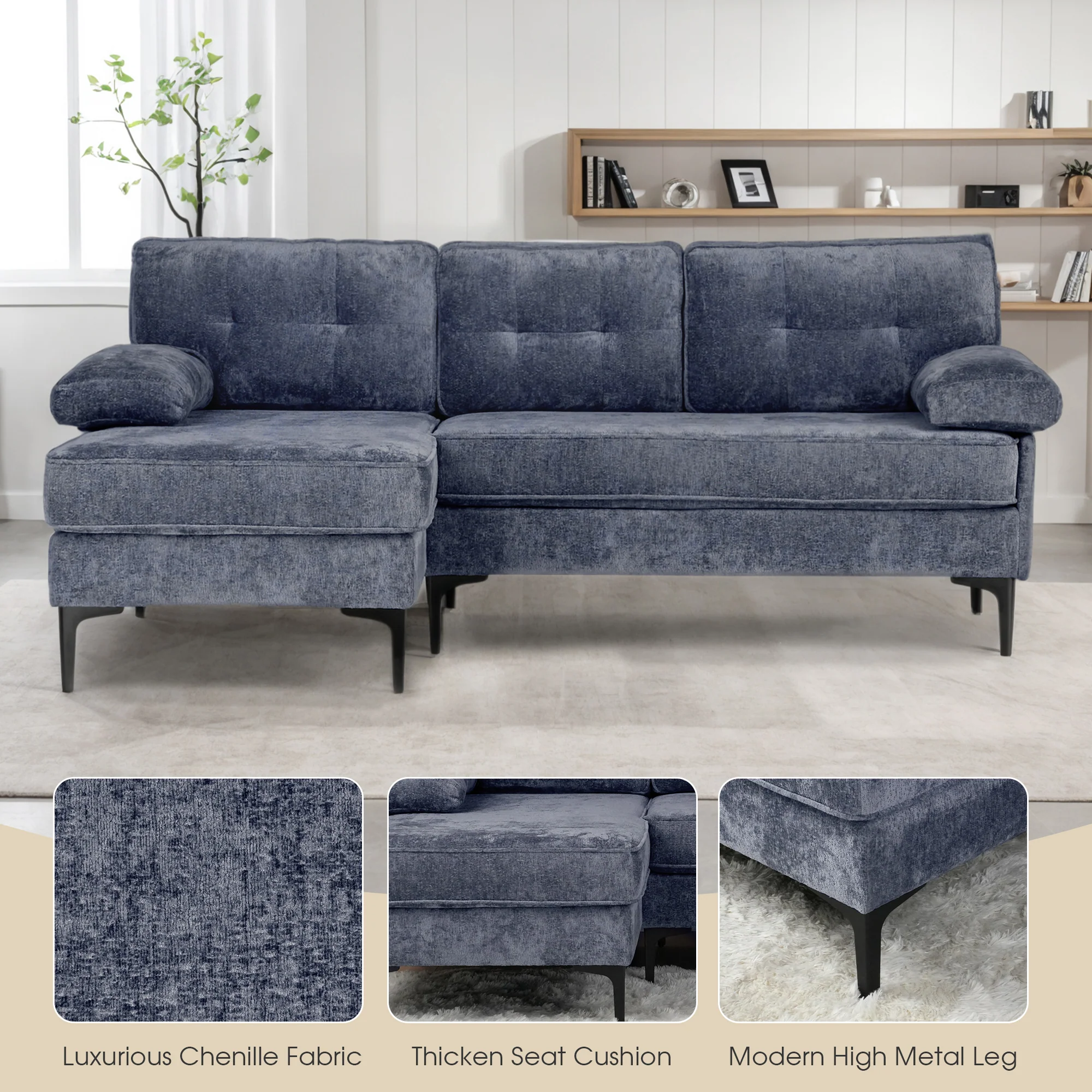 Sofa 3 Seaters Sofa L Shape(Pre-order)