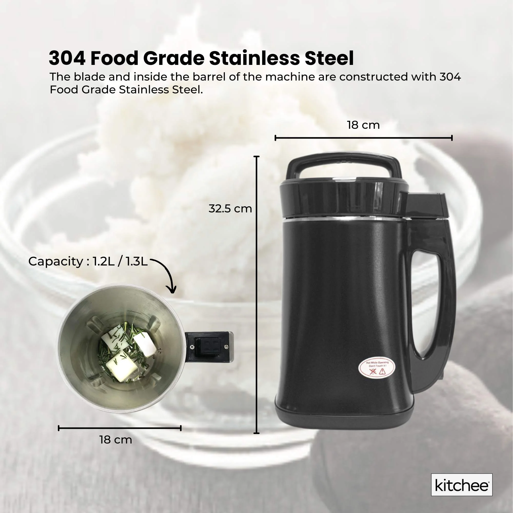 Kitchee Electric Butter Oil Herbal Infuser & Extractor + Decarboxylator Machine