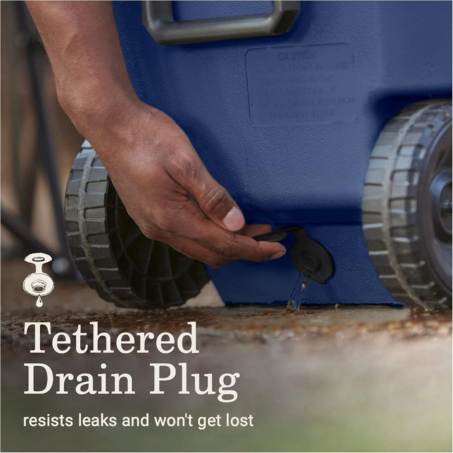 Coleman Classic Series Insulated Portable Wheeled Cooler, Leak-Resistant Outdoor Hard Cooler Keeps Ice up to 5 Days, 100-Quart