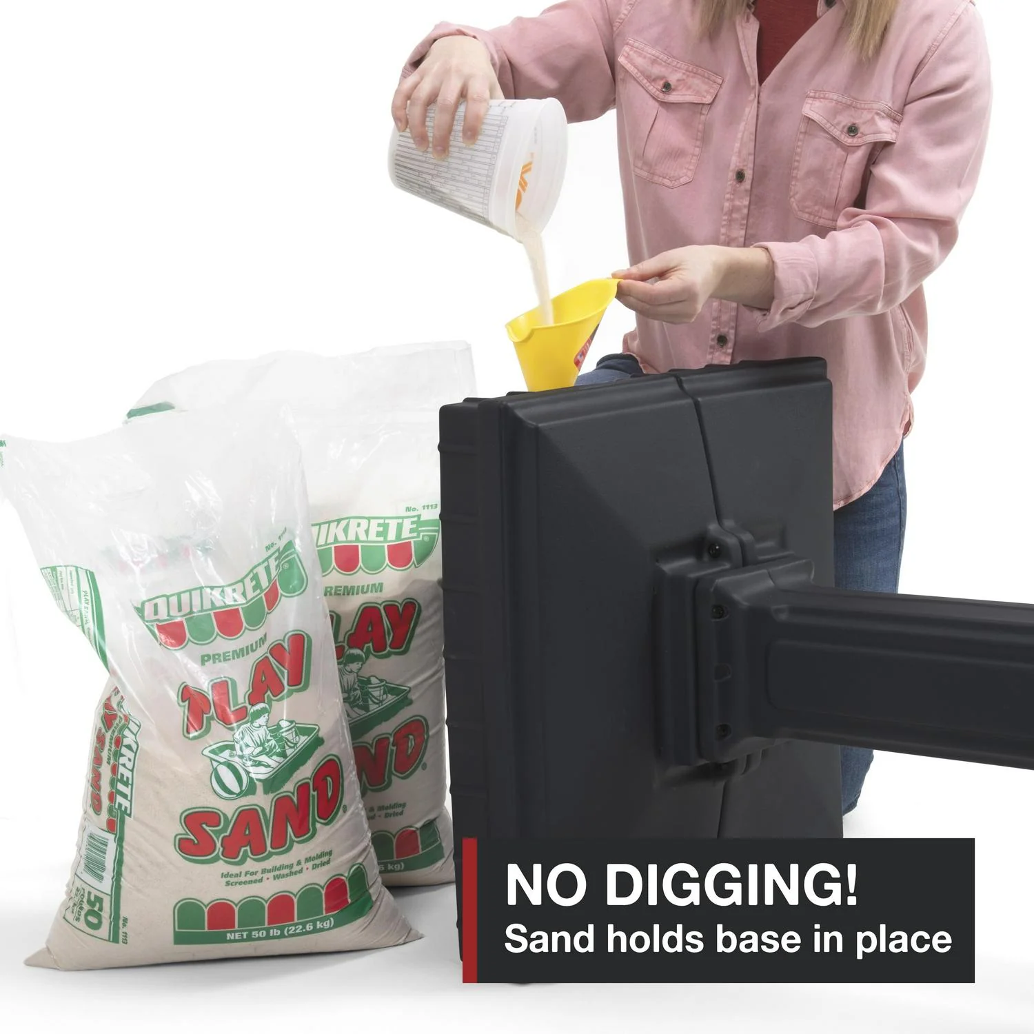 Classic Black Plastic Mailbox