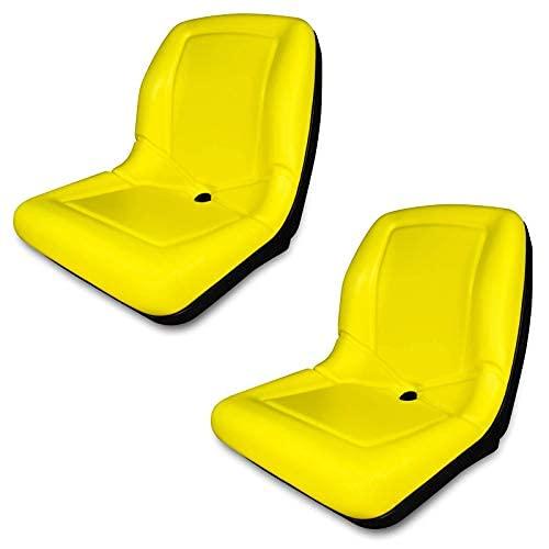 TRAC SEATS (2 Seats) Yellow Seat for John Deere Gator CS TS TX 4X2 AM133476 �C High Back Seats (Same Day )