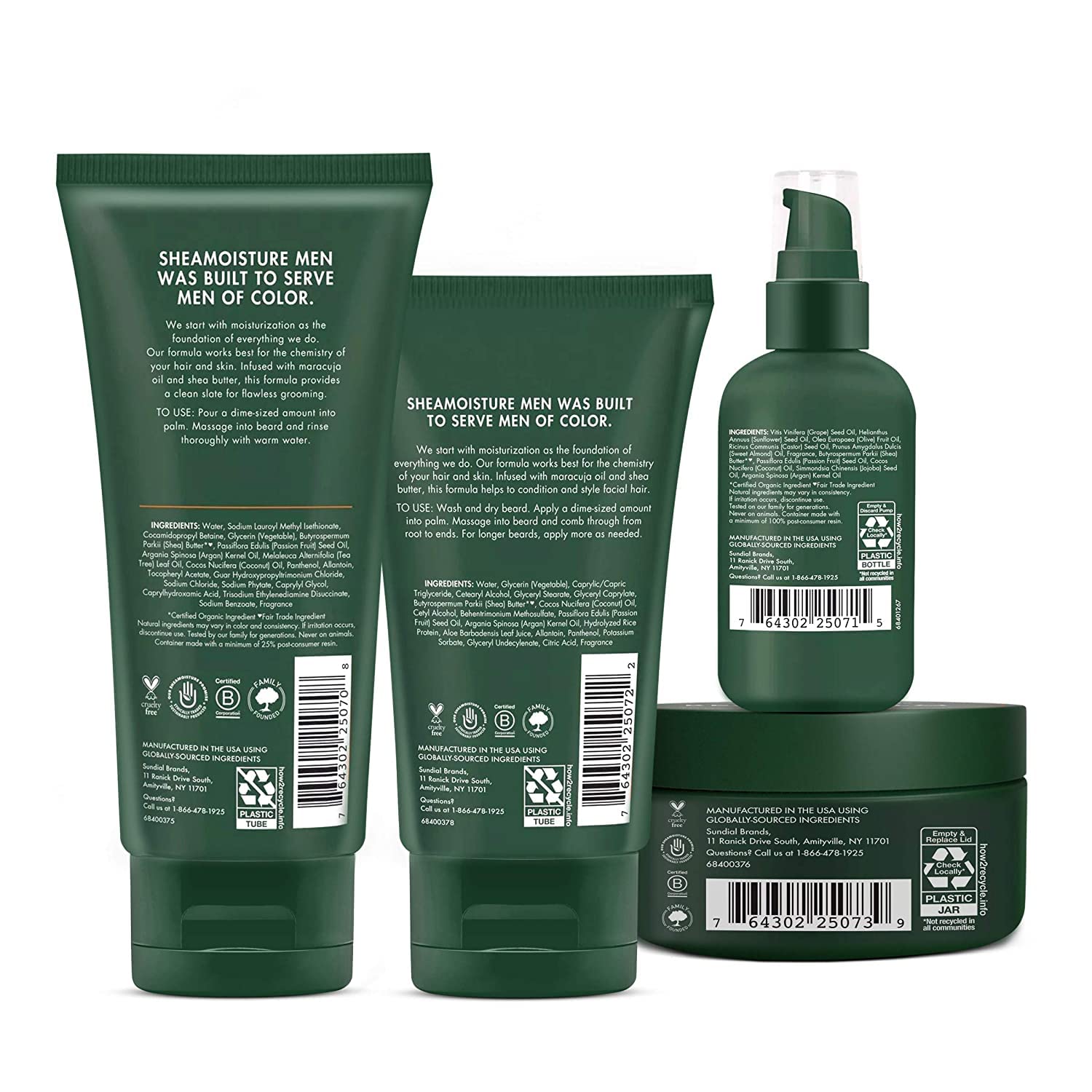 2024 SheaMoisture Beard Kit for Men  Beard Wash  Beard Balm  Beard Oil  Beard Conditioner  Complete Beard Grooming Kit  Gifts for Men  Gifts for Husband  Natural Ingredients  Shea Butter & Maracuja Oil