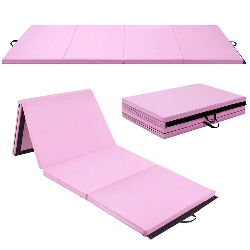 8' x 4' Anti-Tear Folding Gymnastics Mat for Yoga Fitness, 2