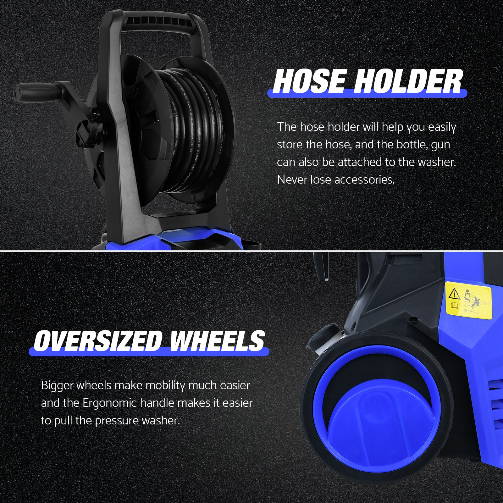 2500W 4000PSI Electric High Pressure Washer