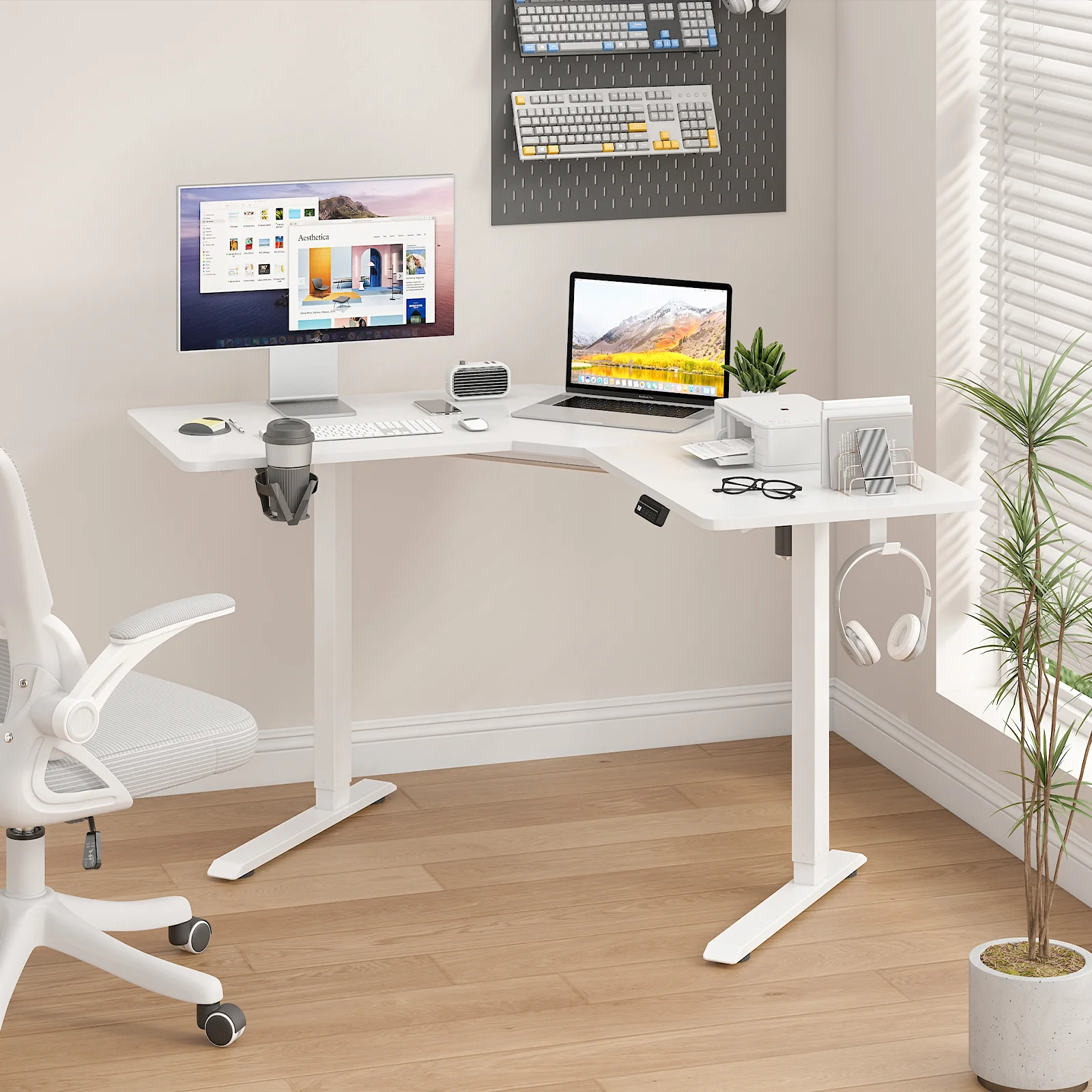 Electric Standing Desk L Shaped