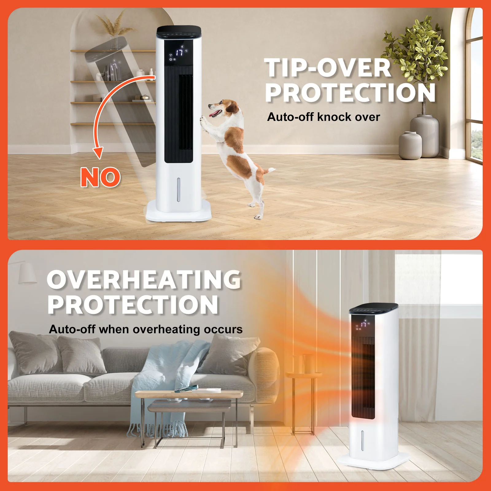 Cooler & Heater 3.5L Air Conditioner Fan