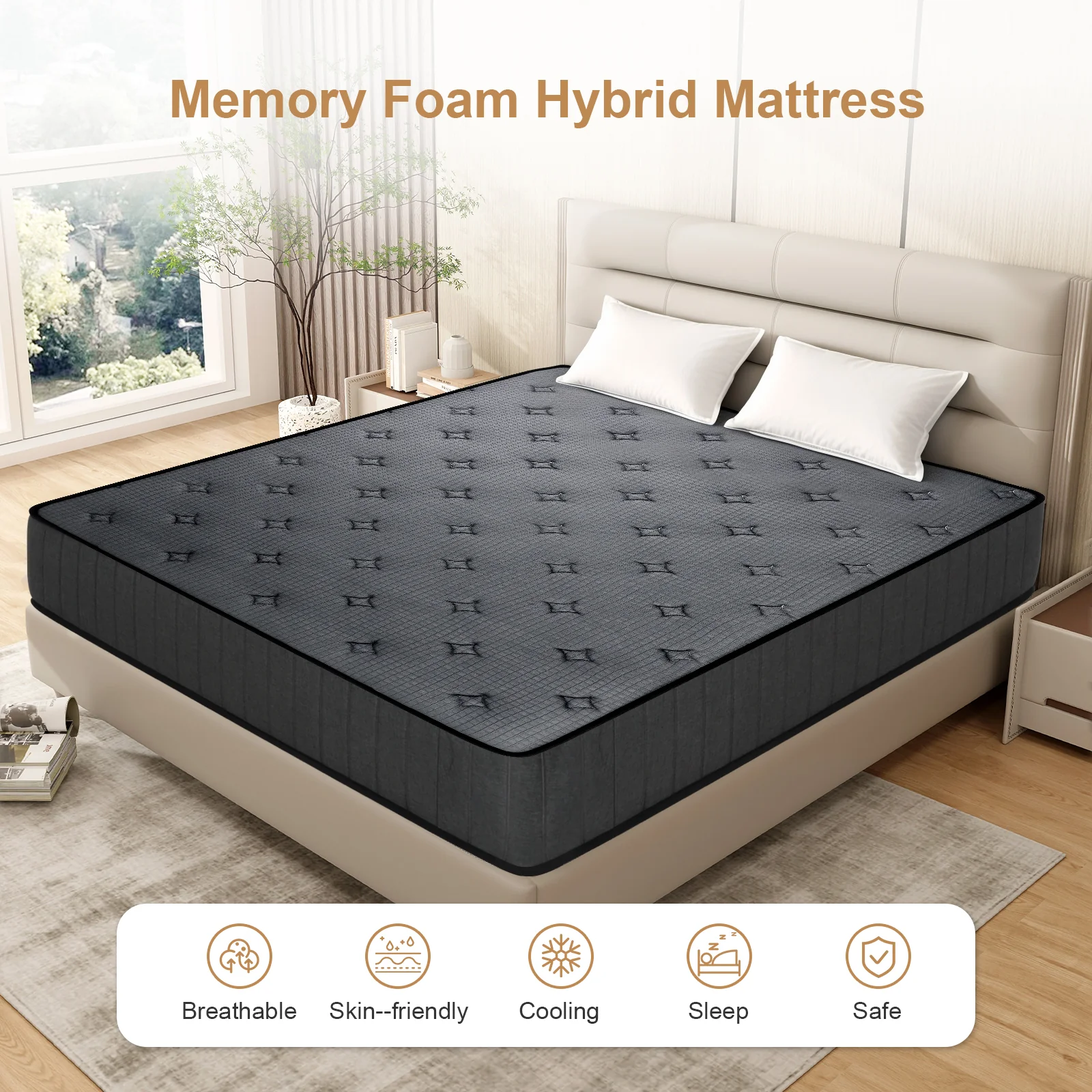 Mattress Medium Firm 27cm