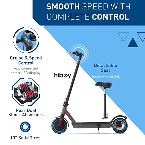 Hiboy S2 Pro Folding Electric Scooter, 500W Motor, 10