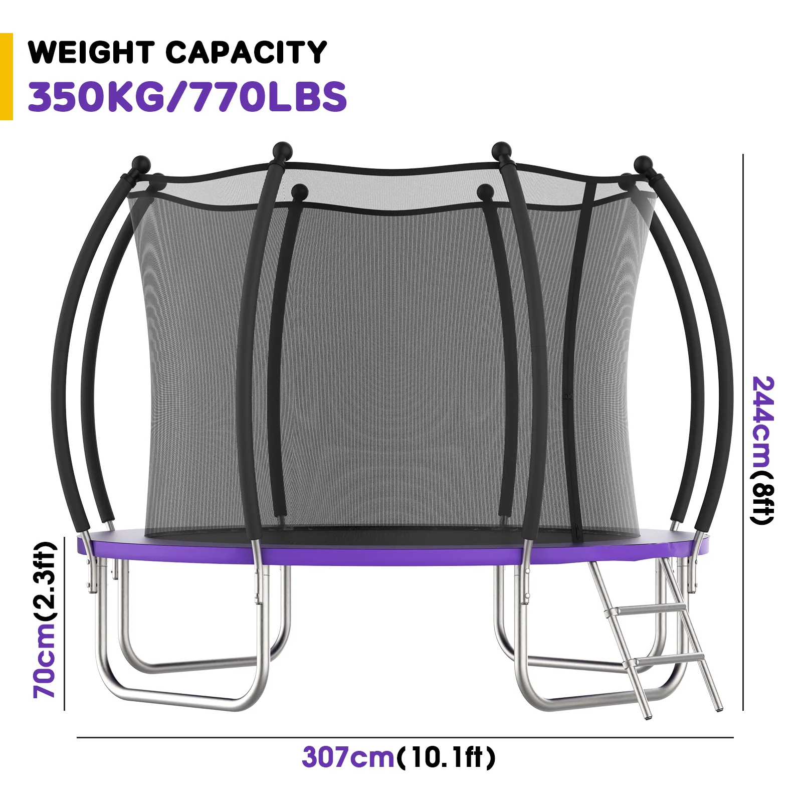 Trampoline 10FT Outdoor Trampoline
