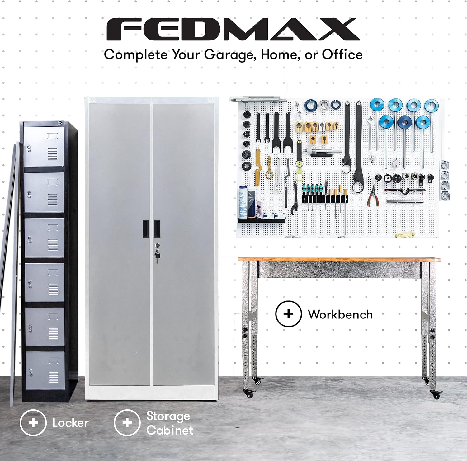 Heavy Duty Metal Garage Locker - 71