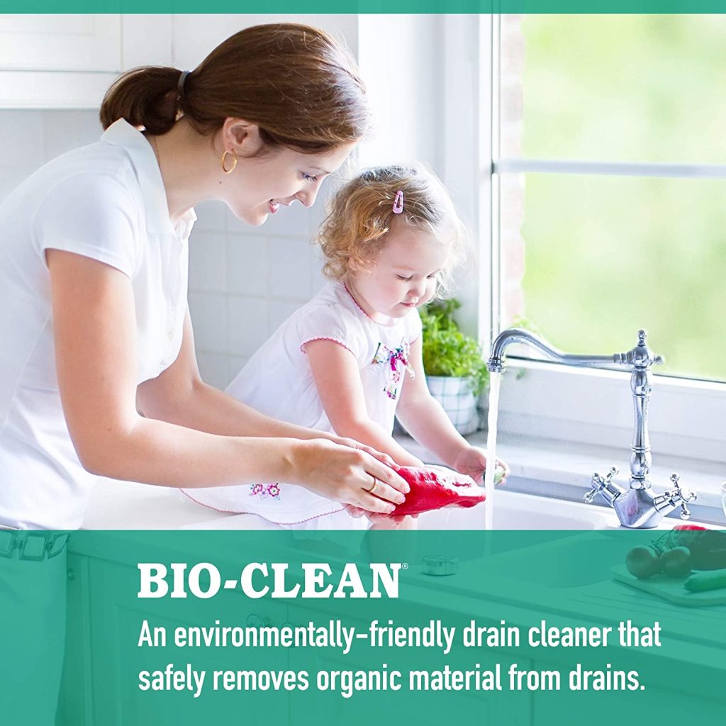 Bio-Clean Natural Drain Cleaner 2lb Canister ?C Enzyme-Based for Septic Tanks & Grease Traps, Eco-Friendly, 100 Treatments