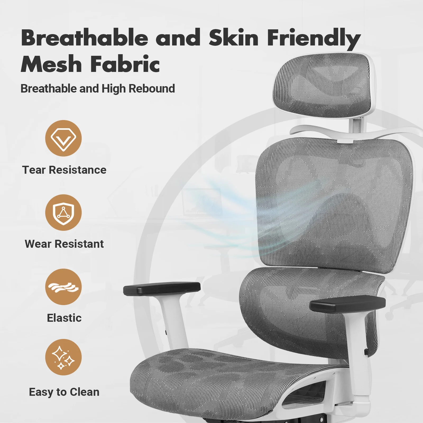 Ergonomic Mesh Office Chair High Back