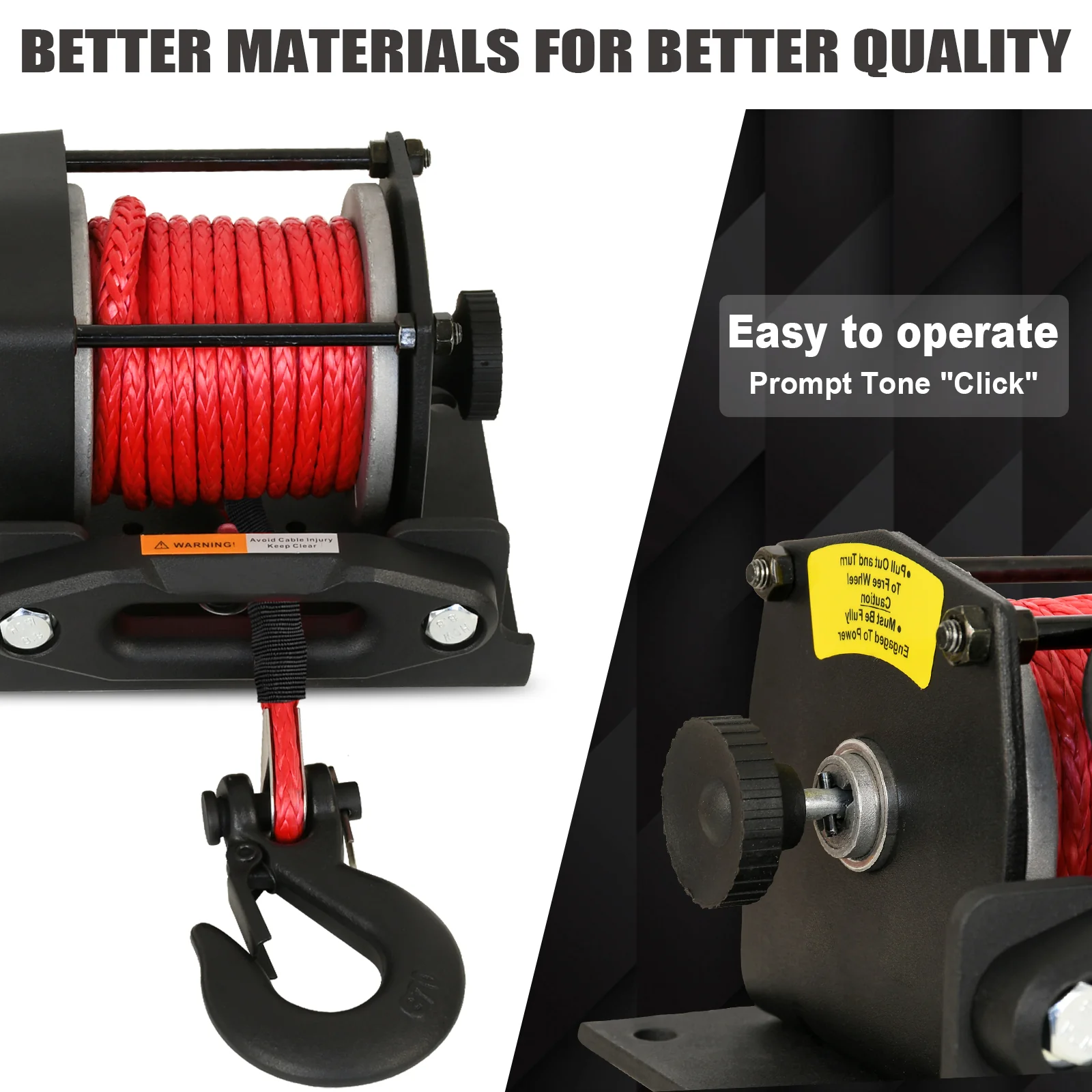 Electric Winch 3000lbs/1360kg 12V