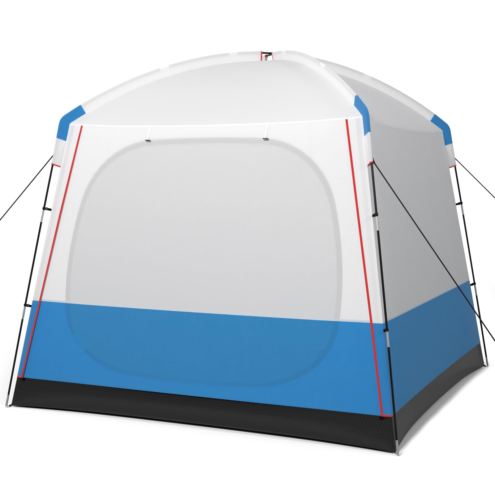 Camping Tent for 3-5 People, Portable Cabin Shelter w/Large Double-Layer Mesh Front Door