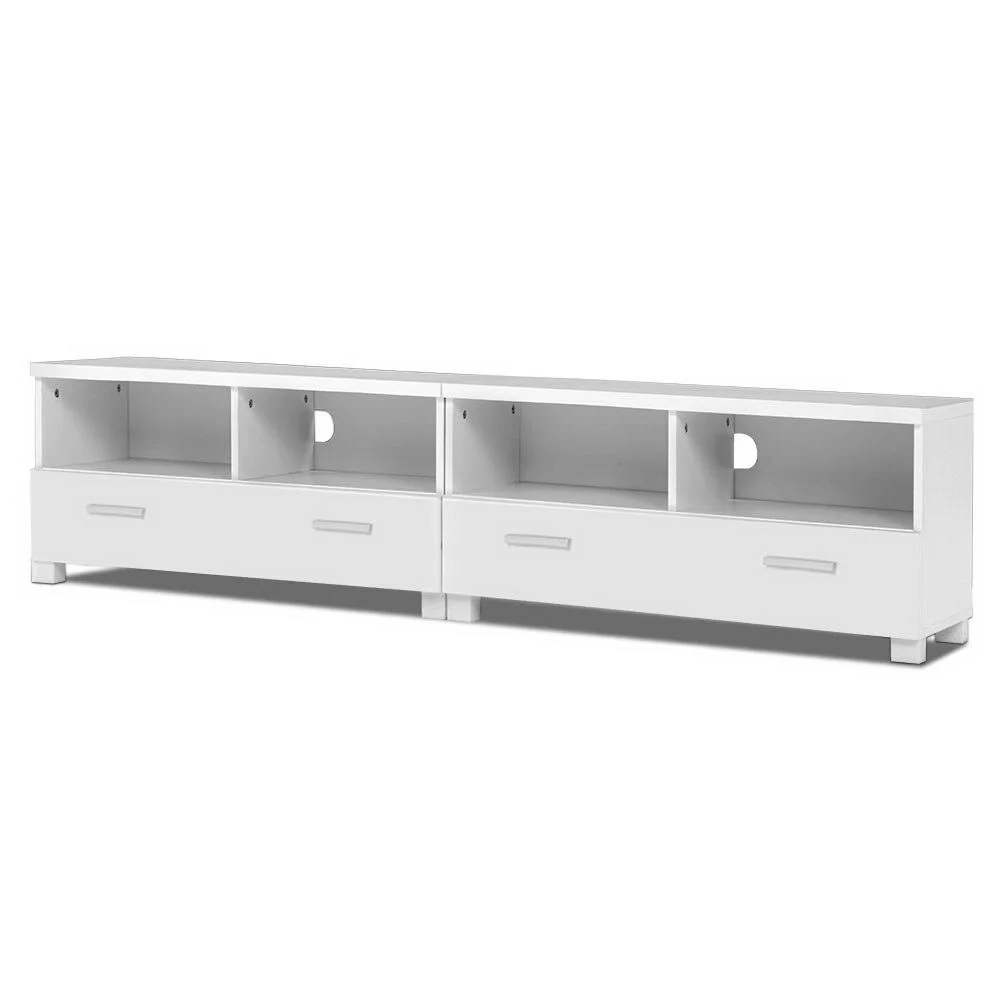 Artiss TV Stand Entertainment Unit with Drawers - White