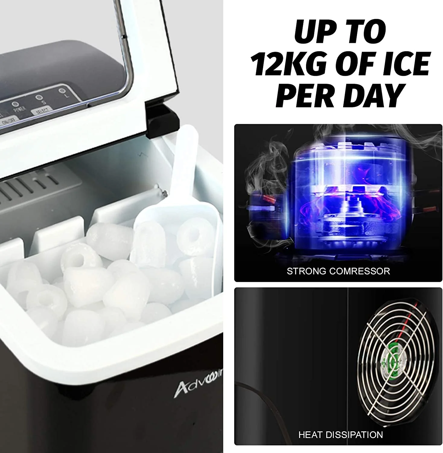 Countertop 2.2L Commercial Ice Makers Machine