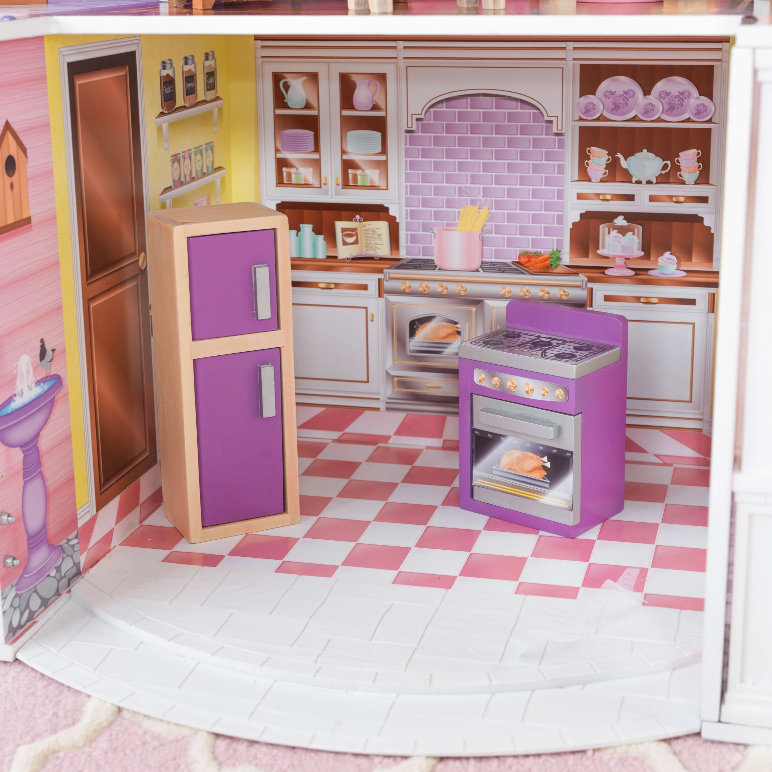 KidKraft Country Estate Wooden Dollhouse with 31 Accessories