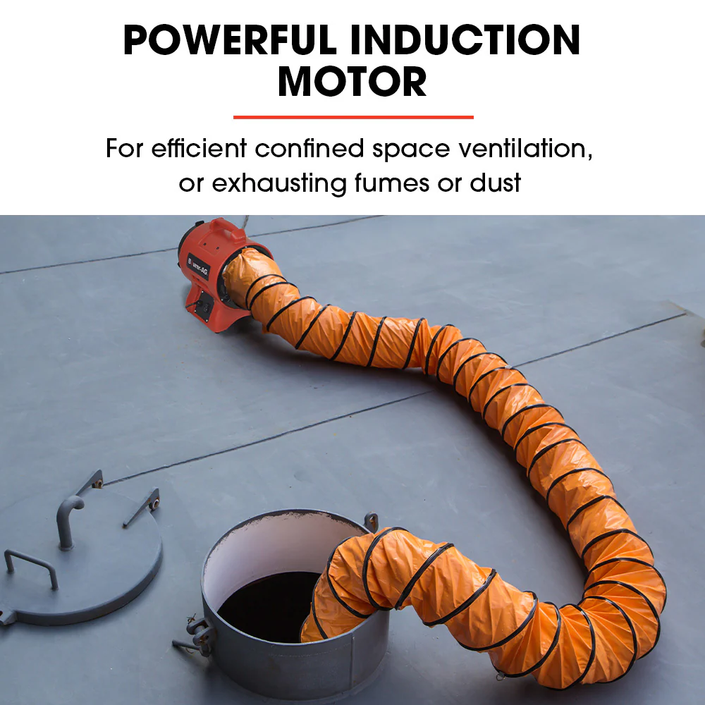 Baumr-AG 300mm 12 inch Portable Air Blower Mover Axial Ventilation Extraction Fan