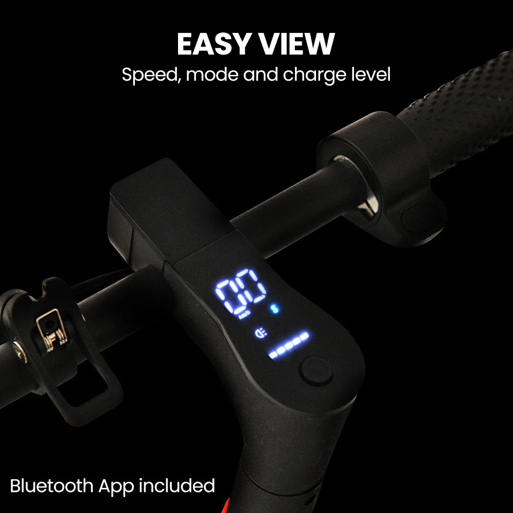 ALPHA Urban 10 Electric Scooter, 35km/h, Suspension, 35km Range, 10-Inch Wheels, Brushless Motor, Free APP, Motorised Commuter eScooter for Adults, Black