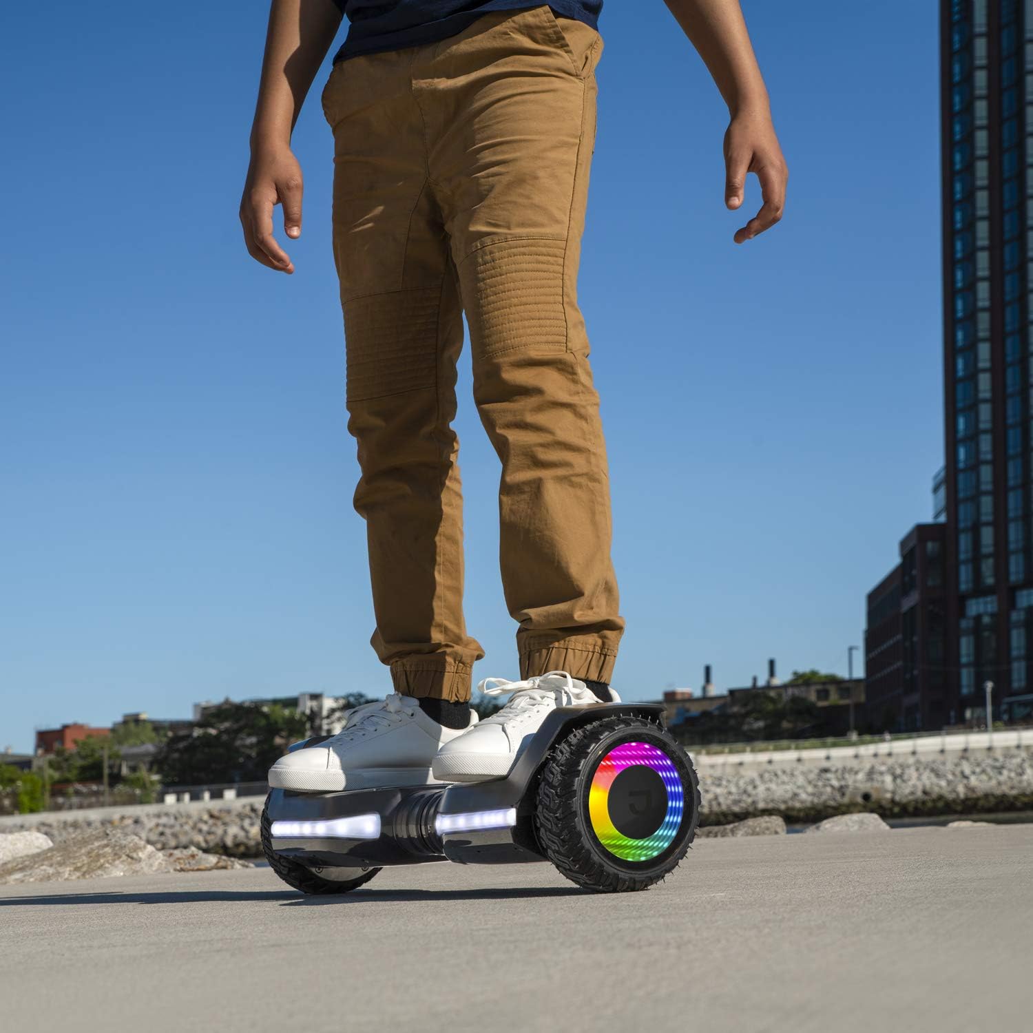 Jetson Self Balancing Hoverboard with Built in Bluetooth Speaker | All Terrain Tires | LED Lights