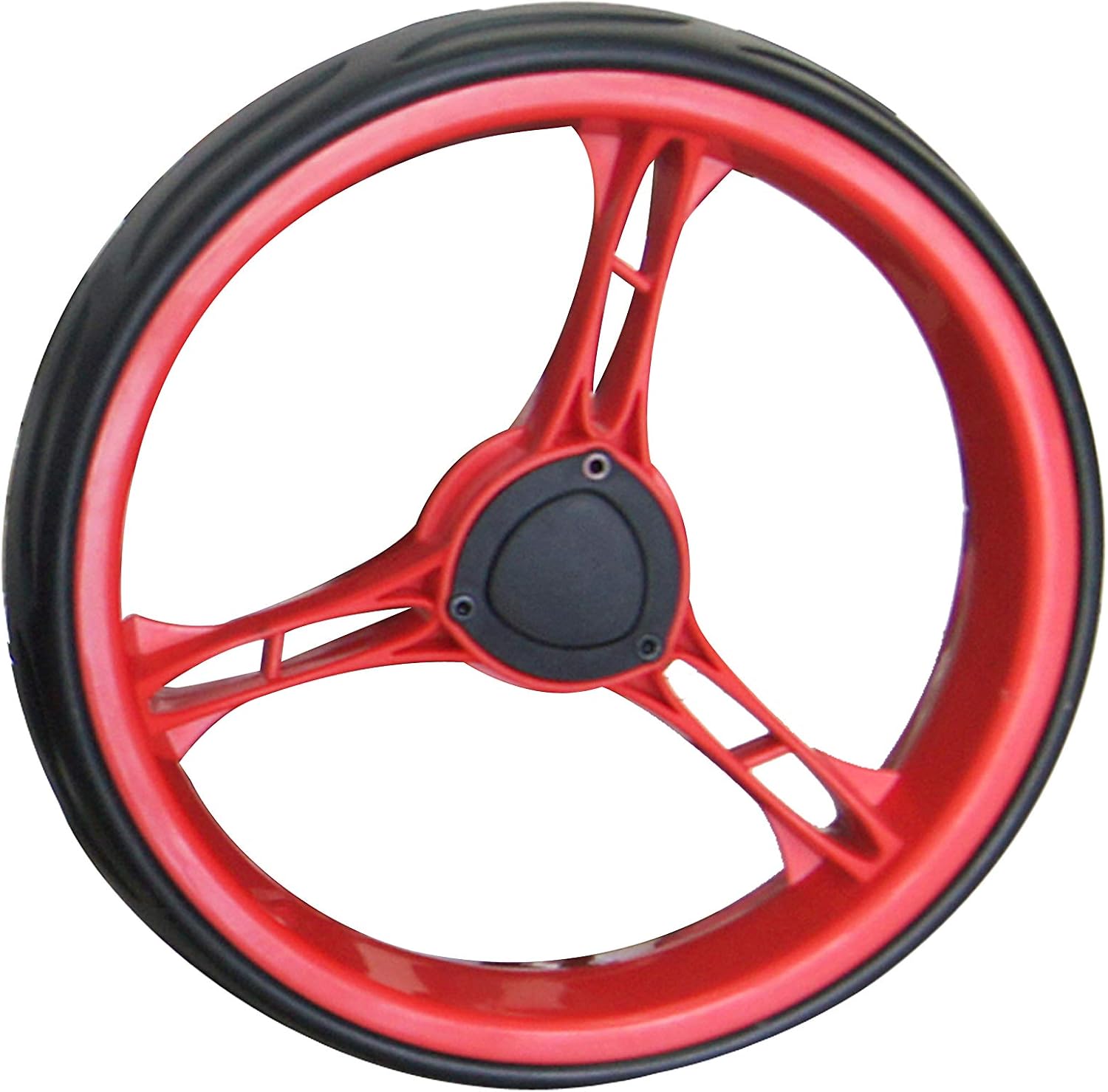 360 Swivel 3 Wheel Push Pull Golf Cart with 360 Rotating Front Wheel, One Second to Open and Close Folding Cart, Collapsible Cart