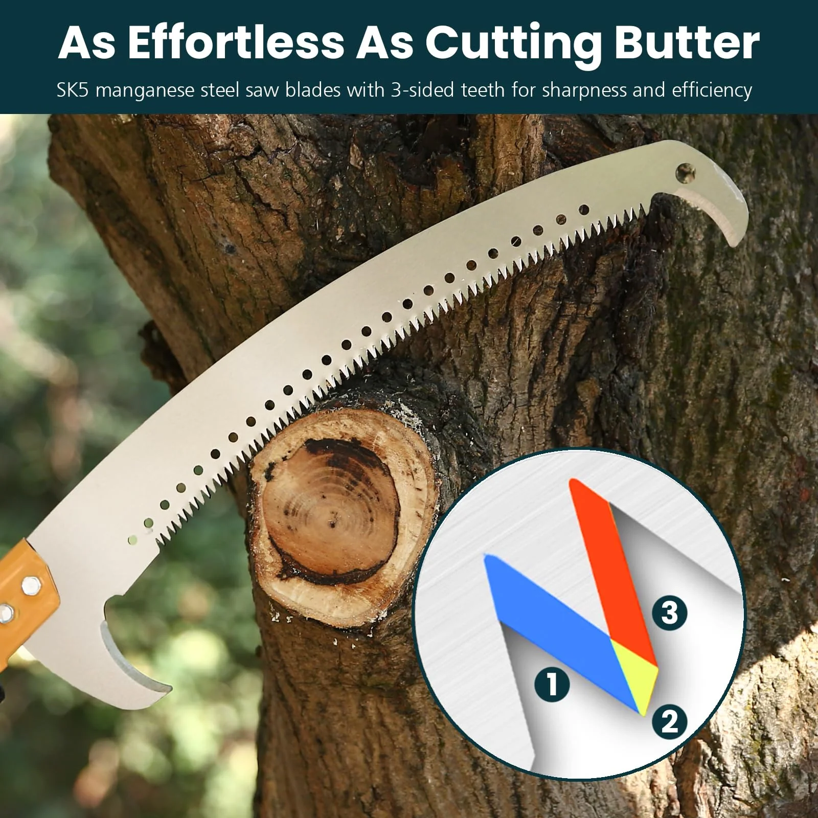 Dremmt 27 FT Pole Saws for Tree Trimming