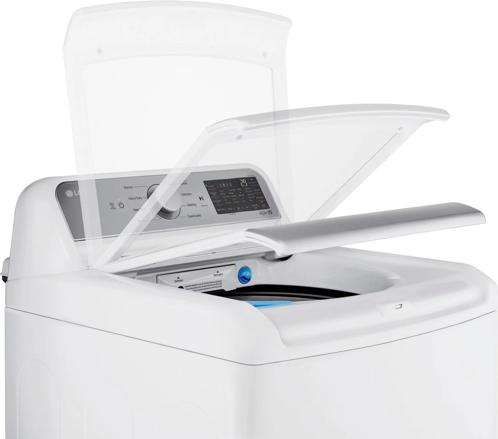 LG �C 5.5 Cu. Ft. Smart Top Load Washer with TurboWash3D �C White