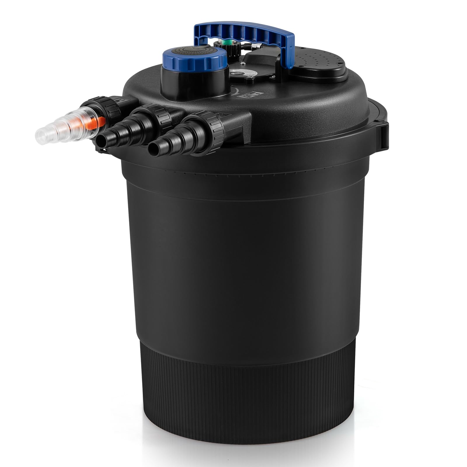 Bio Pressure Pond Filter with 13W UV-C Light, 2642 GPH Pond Filter System with Bio Balls