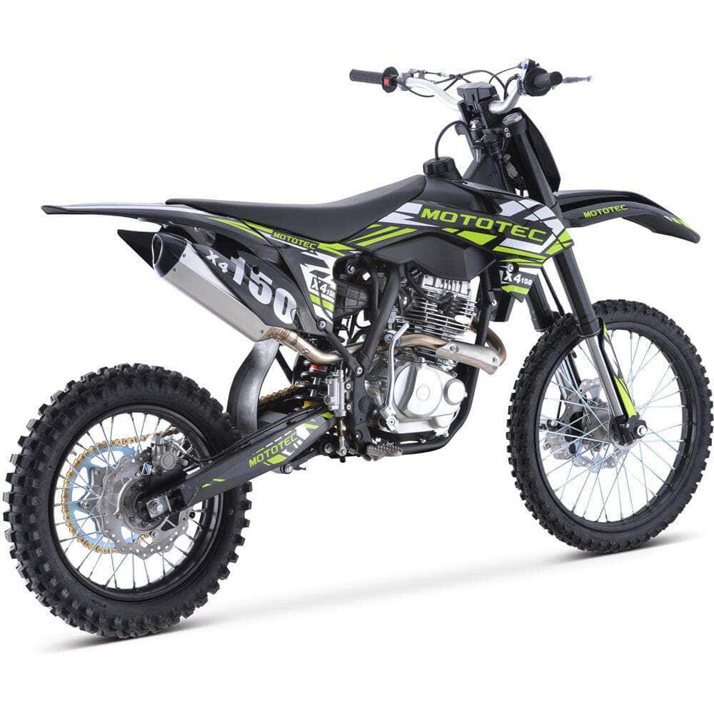 MotoTec X5 250cc 4-Stroke Gas Dirt Bike Black