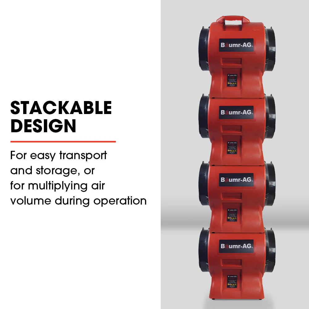 Baumr-AG 300mm 12 inch Portable Air Blower Mover Axial Ventilation Extraction Fan