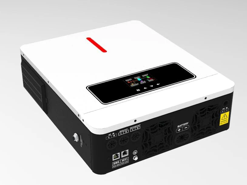 3600W Hybrid Pure Sine Wave Power Inverter with 120A MPPT Solar Charger .dc 24V to ac 110v 60HZ Solar Converter for Home,Car ��Cabin (DC24V(Range20V-30V) 3600VA)