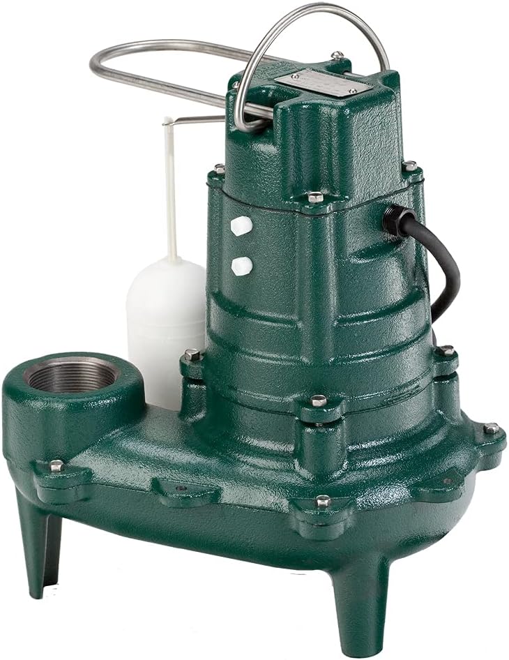 Sewage Pump, 1/2 HP Automatic �C Heavy-Duty Submersible Sewage, Effluent or Dewatering Pump