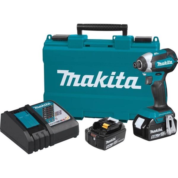 18V LXT 1/4 in. Cordless Brushless Impact Driver Kit (Battery Charger)