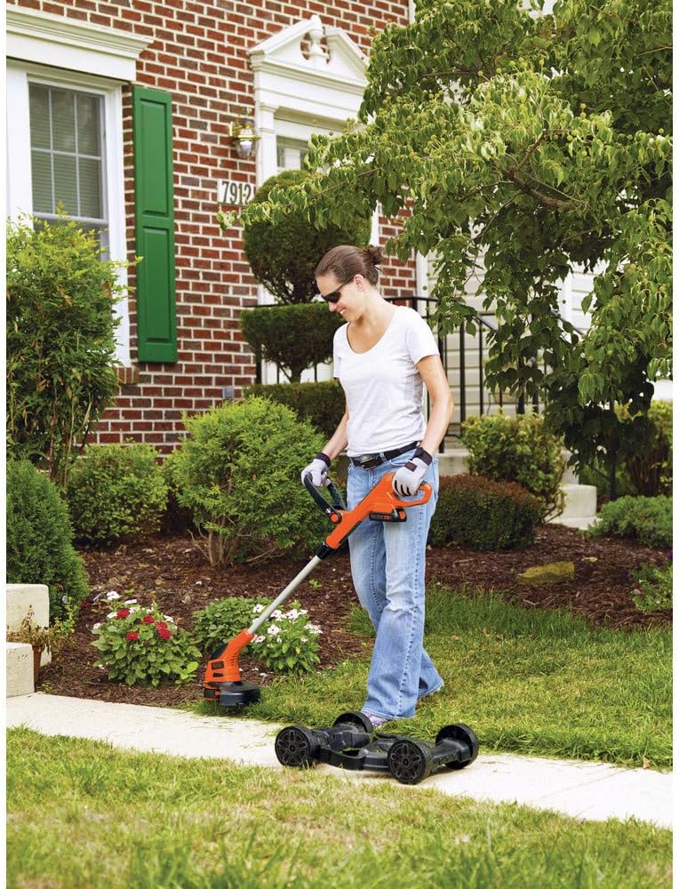 Combination String Trimmer, Lawn Mower, and Edger, Cordless 3-in-1