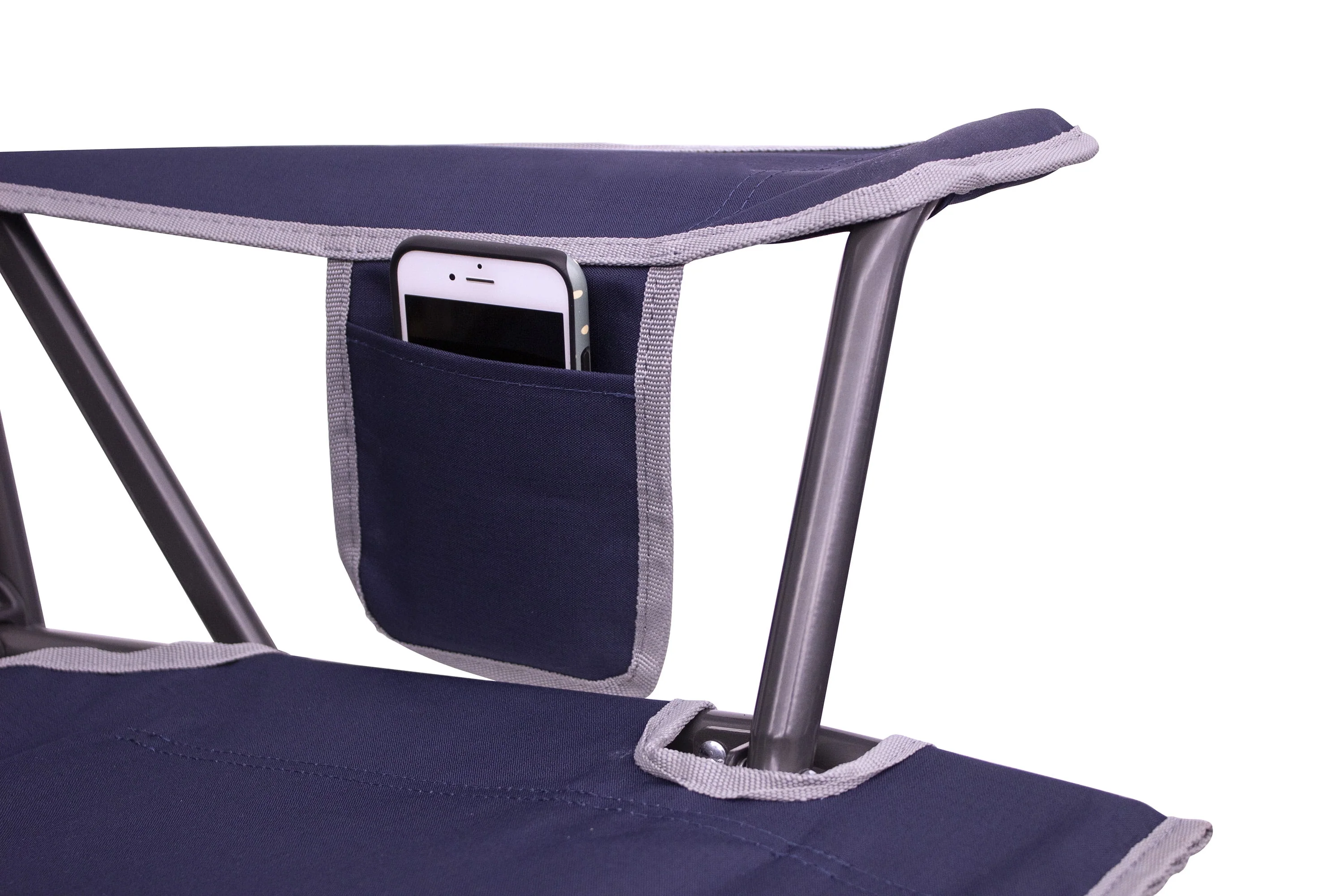 GCI Outdoor Comfort Pro Rocker Foldable Rocking Camp Chair, Indigo