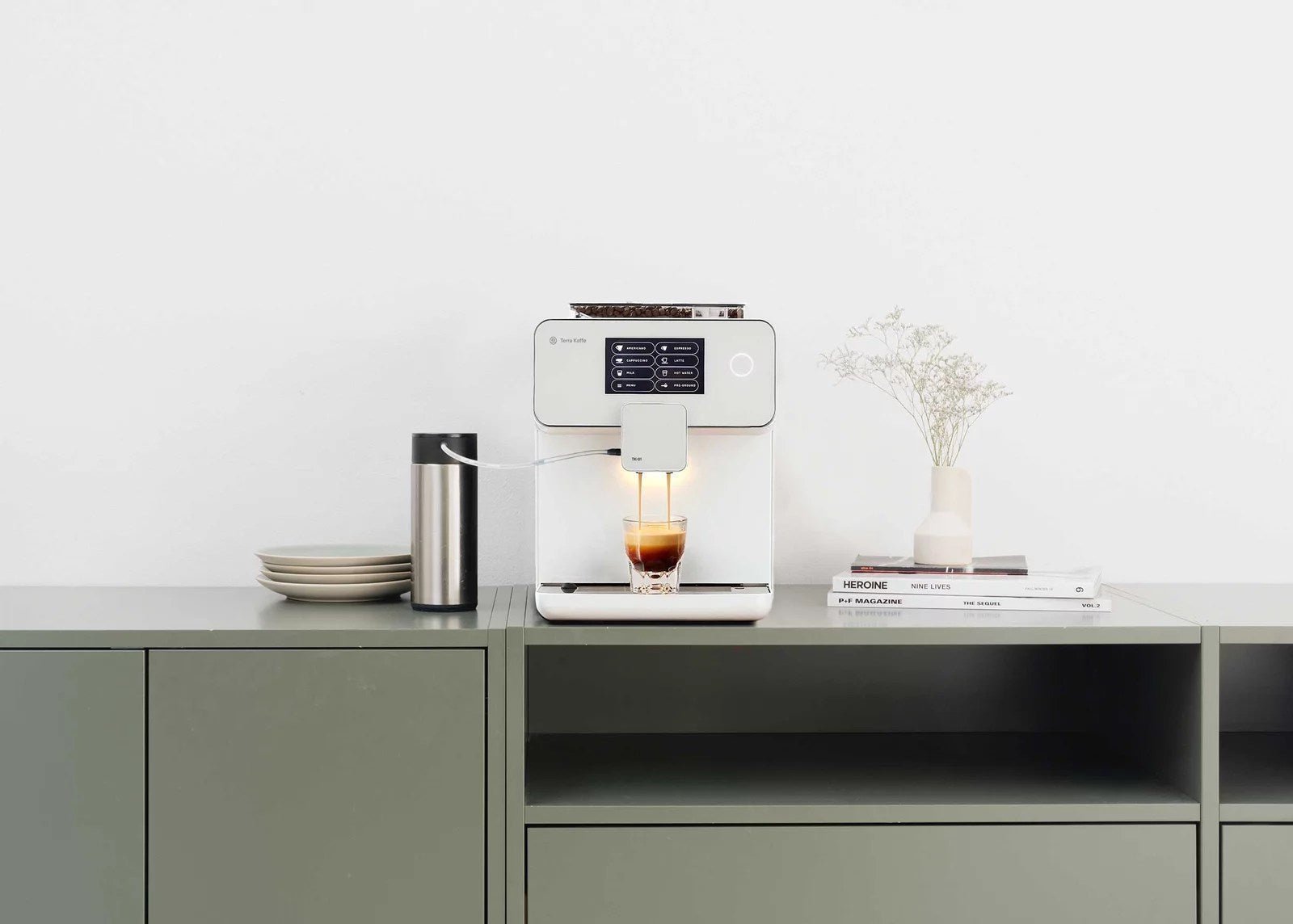 Terra Kaffe TK-01 Espresso Machine �C White
