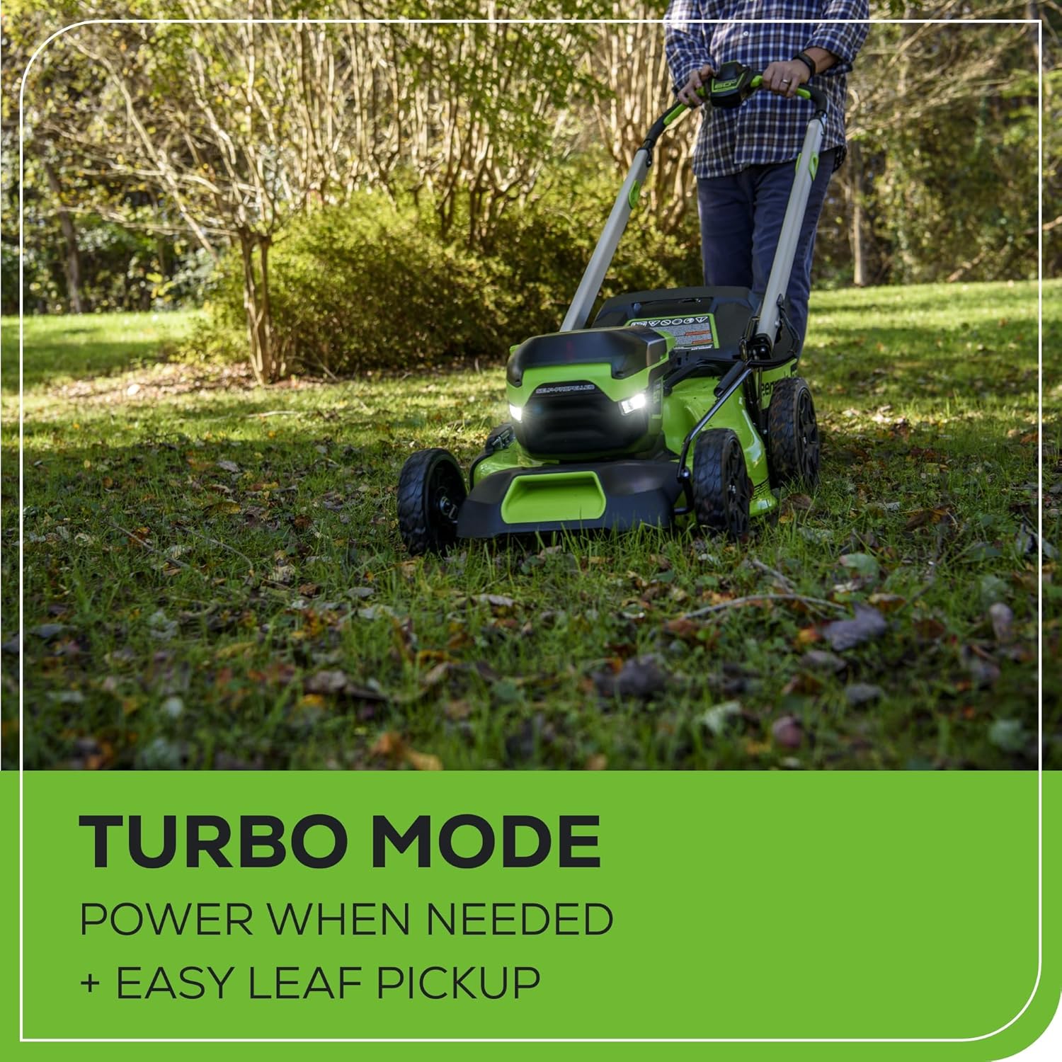 60V 21 Cordless (Self-Propelled) Lawn Mower . 2 x 4.0Ah Batteries and Dual Port Rapid Charger