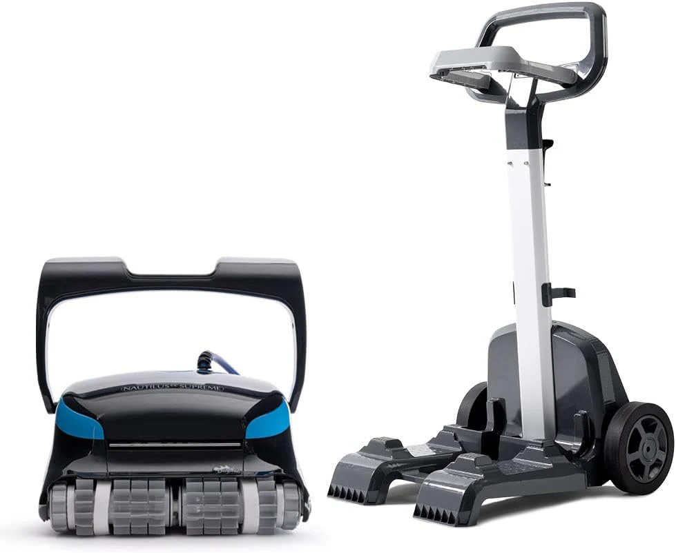 Nautilus CC Plus Wi-Fi Automatic Robotic Pool Vacuum Cleaner, Always Cleaning, Never Charging, with Wall Climbing Scrubber Brush, Ideal for In-Ground Pools up to 50 FT in Length